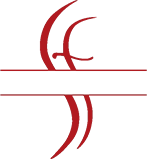 A red and white logo for simply fondue.